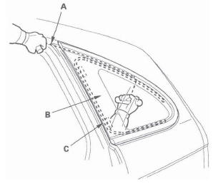 Honda CR-V. Glass