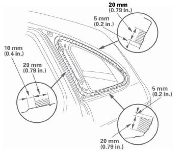 Honda CR-V. Glass