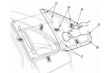 Honda CR-V. Glass