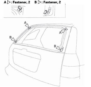 Honda CR-V. Glass