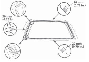 Honda CR-V. Glass