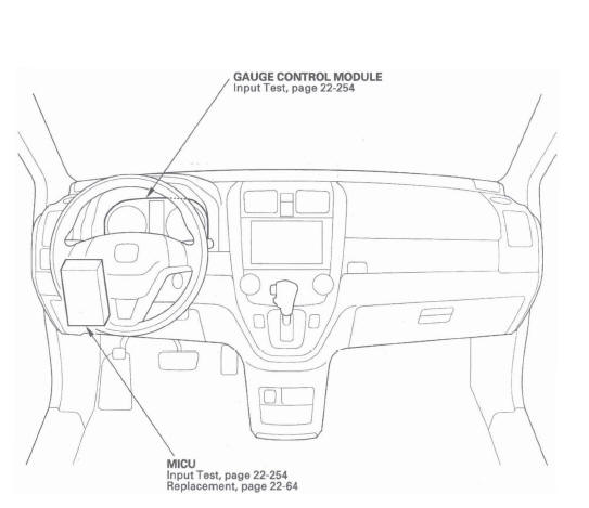 Honda CR-V. Reminder Systems