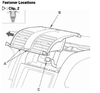 Honda CR-V. Dashboard