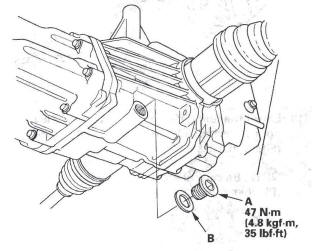 Honda CR-V. Rear Differential