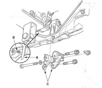 Honda CR-V. Rear Differential