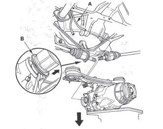 Honda CR-V. Rear Differential