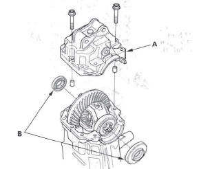 Honda CR-V. Rear Differential