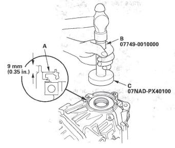 Honda CR-V. Rear Differential