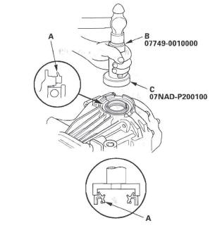 Honda CR-V. Rear Differential