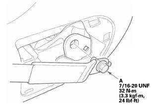 Honda CR-V. Seat Belts
