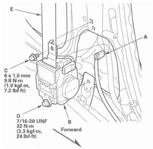 Honda CR-V. Seat Belts