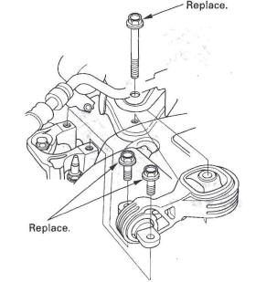 Honda CR-V. Side Engine Mount Bracket Replacement