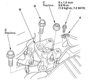 Honda CR-V. Side Engine Mount Bracket Replacement