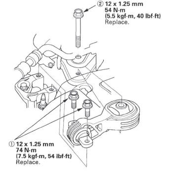 Honda CR-V. Side Engine Mount Bracket Replacement