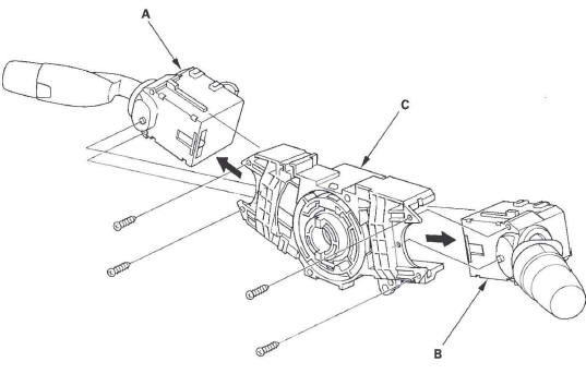 Honda CR-V. VSA (Vehicle Stability Assist) System Components