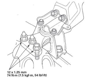 Honda CR-V. Transmission Mount Replacement