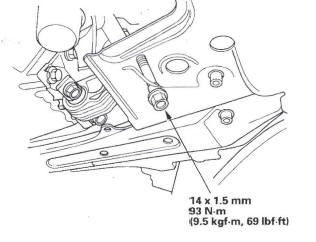 Honda CR-V. Transmission Mount Replacement