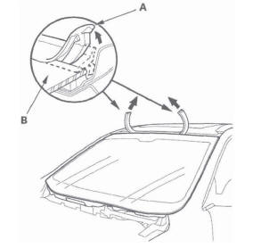 Honda CR-V. Glass