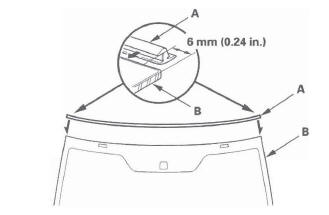 Honda CR-V. Glass